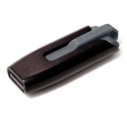 Verbatim USB flash disk, USB 3.0, 64GB, V3, Store N Go, czarny, 49174, USB A, z wysuwanym złączem