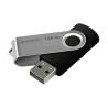 Goodram USB flash disk, USB 2.0, 128GB, UTS2, czarny, UTS2-1280K0R11, USB A, z obrotową osłoną
