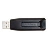 Verbatim USB flash disk, USB 3.0, 128GB, V3, Store N Go, czarny, 49189, USB A, z wysuwanym złączem