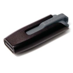 Verbatim USB flash disk, USB 3.0, 256GB, V3, Store N Go, czarny, 49168, USB A, z wysuwanym złączem
