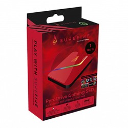 SSD Zewnętrzny Surefire Pyrodrive, 53693, 1000GB, RED, 2.5", USB 3.2 GEN 1