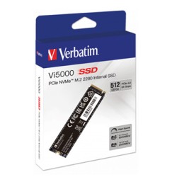 SSD Wewnętrzny Verbatim Vi5000 M.2, 31825, 512GB, czarny, NVMe