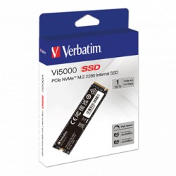 SSD Wewnętrzny Verbatim Vi5000 M.2, 31826, 1000GB, czarny, NVMe