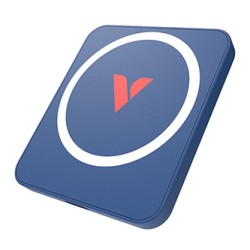SSD Zewnętrzny Verbatim SnapBack Magnetic SSD, 32075, 1000GB, Blue Metallic, MagSave, 2x kabel USB C, 1TB
