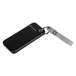 SSD Zewnętrzny Verbatim Pocket SSD Black/Grey, 32194, 2000GB, czarny, M.2, zawiera kabel USB C, USB-C, 2TB