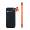 SSD Zewnętrzny Verbatim Pocket SSD Black/Orange, 32197, 2000GB, czarny, M.2, zawiera kabel USB C, USB-C, 2TB