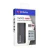 SSD Zewnętrzny Verbatim Vx500, 47442, 240GB, srebrny, 2.5", USB-C