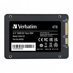 SSD Wewnętrzny Verbatim Vi550 S3, 49355, 4000GB, czarny, SATA III, 4TB