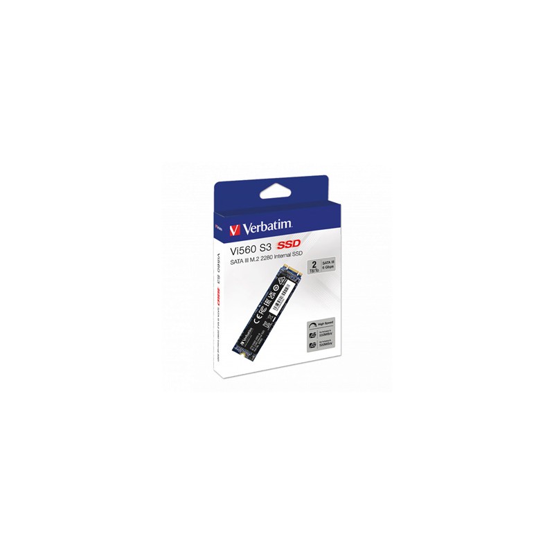 SSD Wewnętrzny Verbatim Vi560, 49365, 2000GB, czarny, SATA III, 2TB