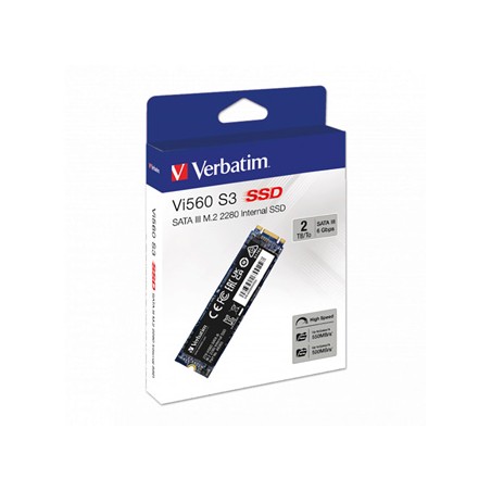 SSD Wewnętrzny Verbatim Vi560, 49365, 2000GB, czarny, SATA III, 2TB