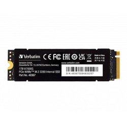SSD Wewnętrzny Verbatim Vi7000G M.2, 49367, 1000GB, czarny, NVMe, 1TB