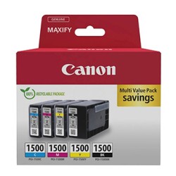 Canon oryginalny ink / tusz PGI-1500 BK/C/M/Y MULTI, 9218B006, CMYK, 1x12,4 a 3x4,5ml