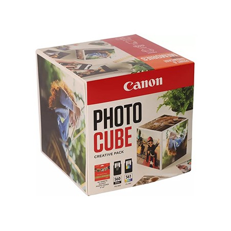 Canon oryginalny ink / tusz PG-560/CL-561 PHOTO CUBE Creative Pack White ORANG, 3713C013, CMYK