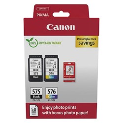 Canon oryginalny ink / tusz PG-575/CL-576/GP-501 VP, 5438C004, CMYK