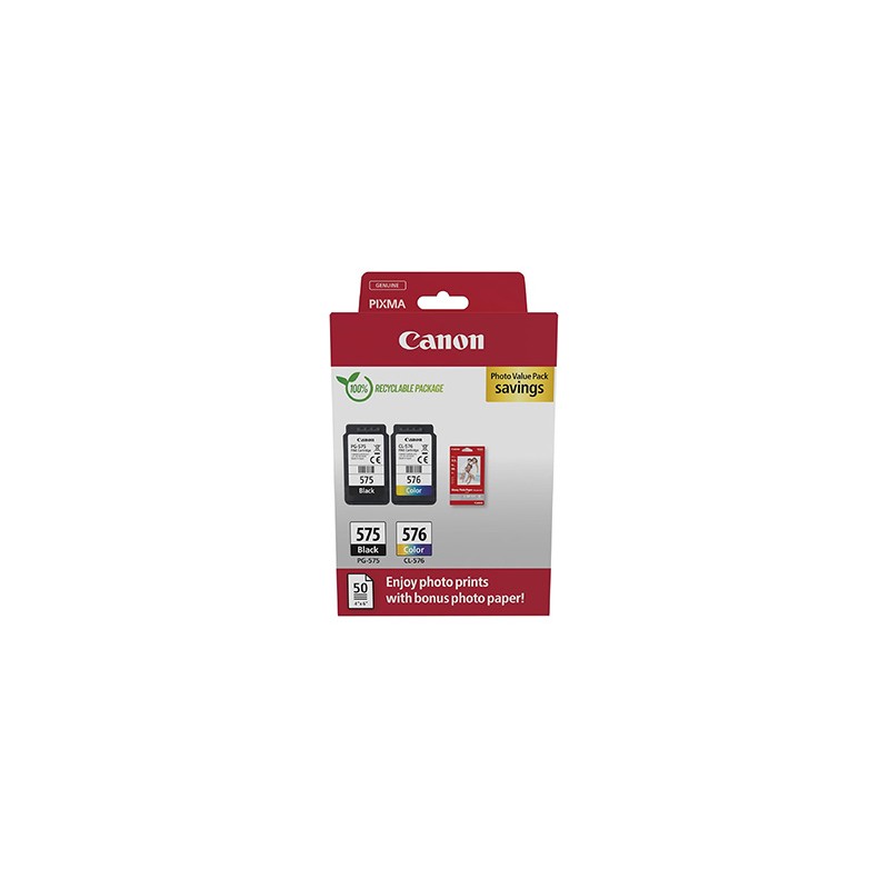 Canon oryginalny ink / tusz PG-575/CL-576/GP-501 VP, 5438C004, CMYK