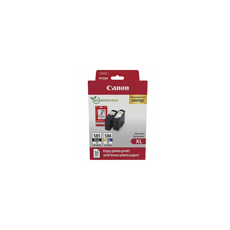 Canon oryginalny PG-585XL / CL-586XL High Capacity Multipack GP-501 XL, 6204C005, Black/colour