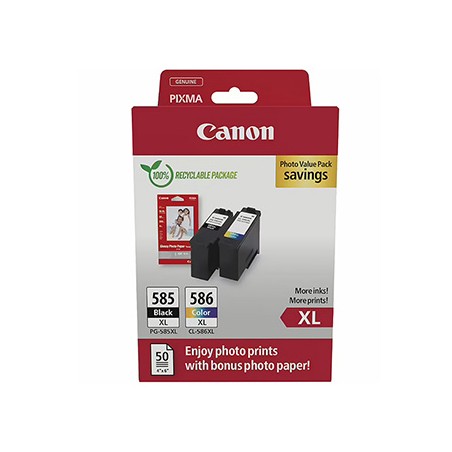 Canon oryginalny PG-585XL / CL-586XL High Capacity Multipack GP-501 XL, 6204C005, Black/colour