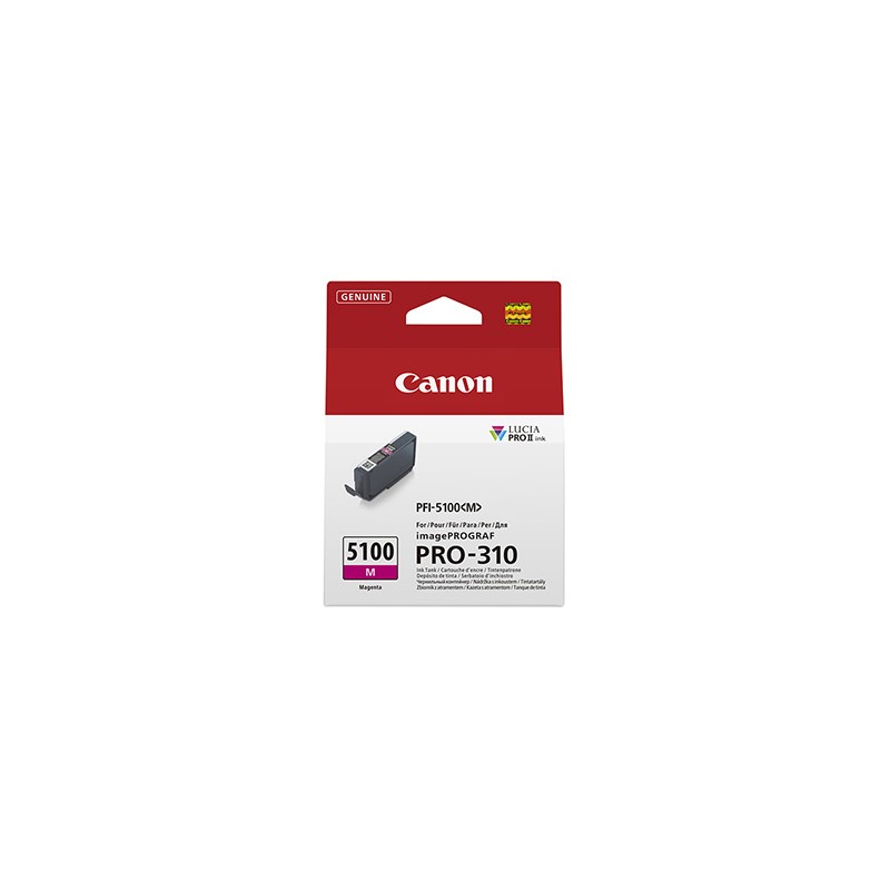 Canon oryginalny ink / tusz PFI-5100 M, 6954C001, Magenta