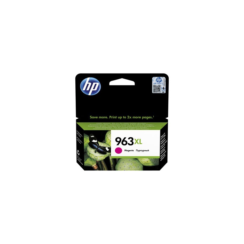 HP oryginalny ink / tusz 3JA28AE#301, HP 963XL, high capacity, magenta, blister, 1600s, 22.92ml