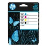 HP oryginalny ink / tusz 6ZC74AE#301, HP 912, CMYK, blister, 250/315s, 6.5/4ml, multipack