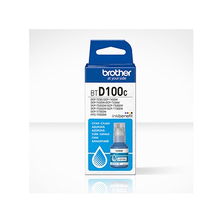 Brother oryginalny ink / tusz BTD100C, cyan, 5000s, 48.8ml