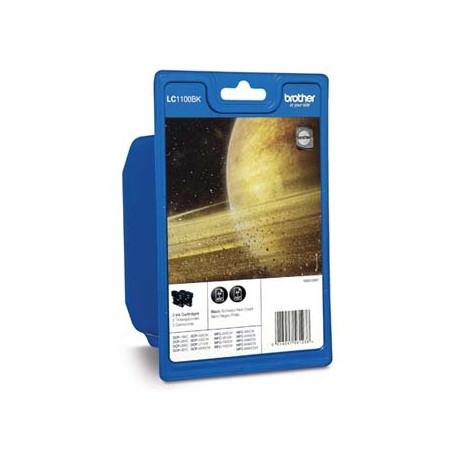 Brother oryginalny ink / tusz LC-1100SET 2X, black, 2szt