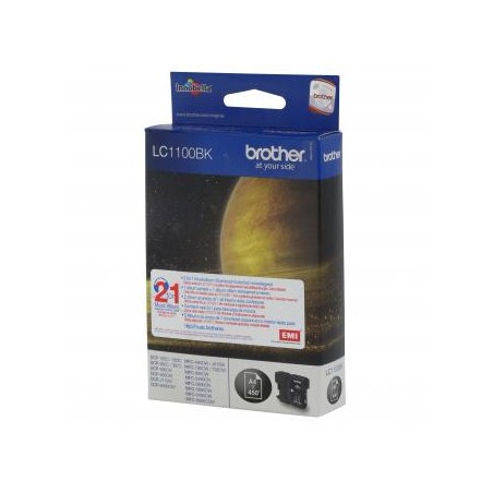 Brother oryginalny ink / tusz LC-1100BK, black, 500s