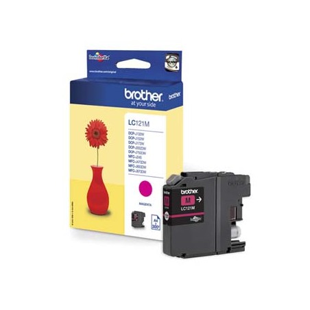 Brother oryginalny ink / tusz LC-121M, magenta, 300s