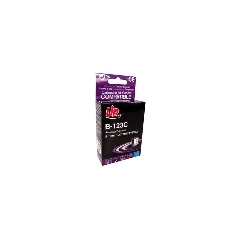 UPrint kompatybilny ink / tusz z LC-123C, B-123C, cyan, 600s, 10ml