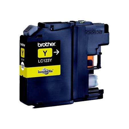 Brother oryginalny ink / tusz LC-123Y, yellow, 600s