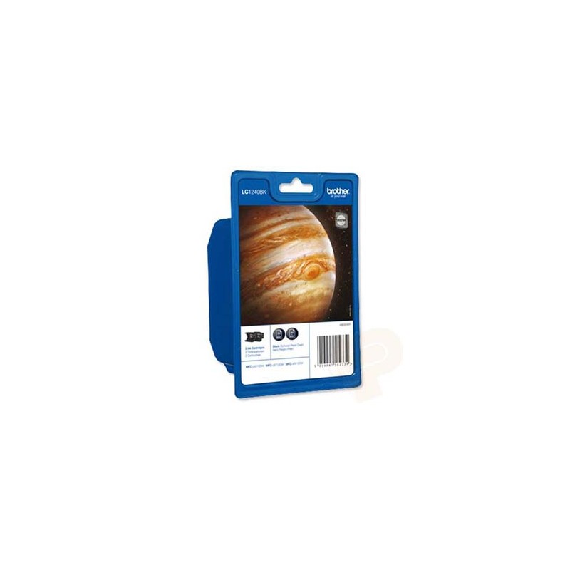 Brother oryginalny ink / tusz LC-1240BKBP2, black, 2x600s, 2szt