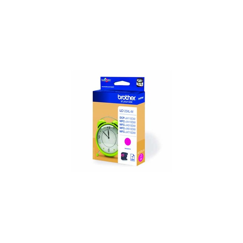 Brother oryginalny ink / tusz LC-125XLM, magenta, 1200s