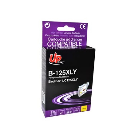 UPrint kompatybilny ink / tusz z LC-125XLY, B-125XLY, yellow, 1200s, 15ml