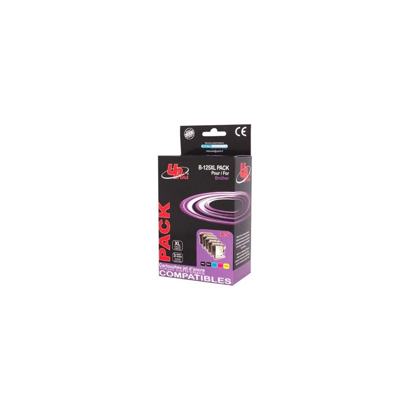 UPrint kompatybilny ink / tusz z LC-127XLVALBP, B-125XL-PACK, 2xblack/1xcyan/1xmagenta/1xyellow
