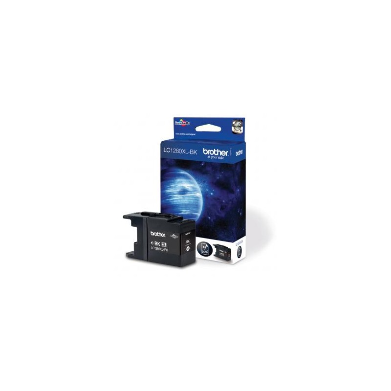 Brother oryginalny ink / tusz LC-1280XLBK, black, 2400s, high capacity