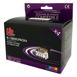 UPrint kompatybilny ink / tusz z LC-1280XL, B-1280 PACK 4, 1xblack/1xcyan/1xmagenta/1xyellow, high capacity