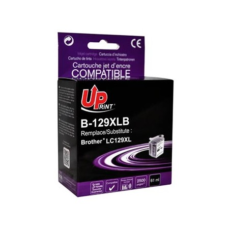 UPrint kompatybilny ink / tusz z LC-129XLBK, B-129XLB, black, 2600s