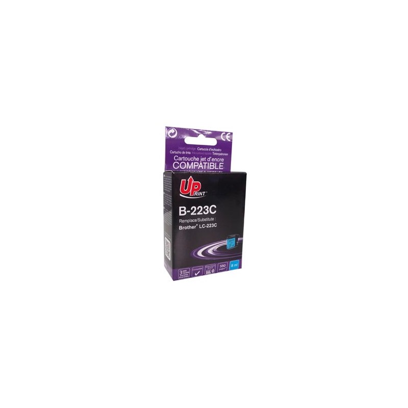UPrint kompatybilny ink / tusz z LC-223C, cyan, 550s, 8ml