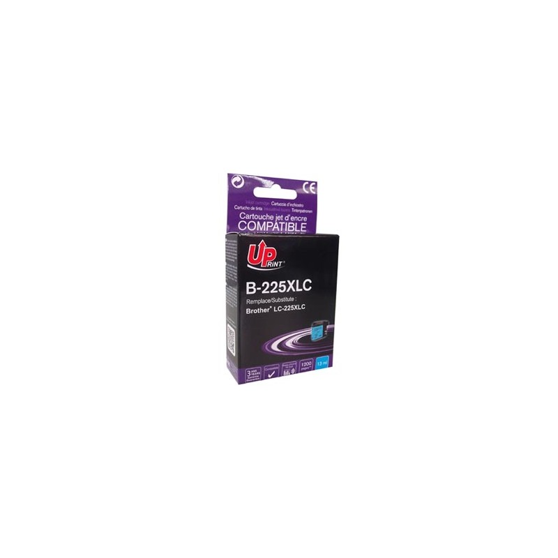 UPrint kompatybilny ink / tusz z LC-225XLC, B-225XLC, cyan, 1200s, 13ml