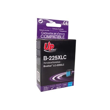 UPrint kompatybilny ink / tusz z LC-225XLC, B-225XLC, cyan, 1200s, 13ml