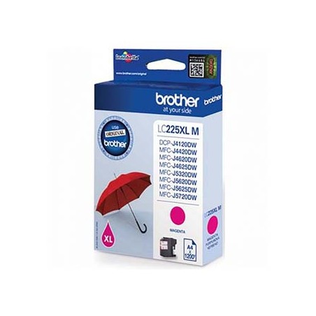Brother oryginalny ink / tusz LC-225XLM, magenta, 1200s