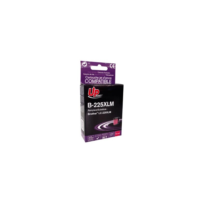 UPrint kompatybilny ink / tusz z LC-225XLM, B-225XLM, magenta, 1200s, 13ml