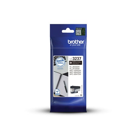 Brother oryginalny ink / tusz LC-3237BK, black, 3000s