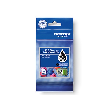 Brother oryginalny ink / tusz LC552XLBK, black, 3000s