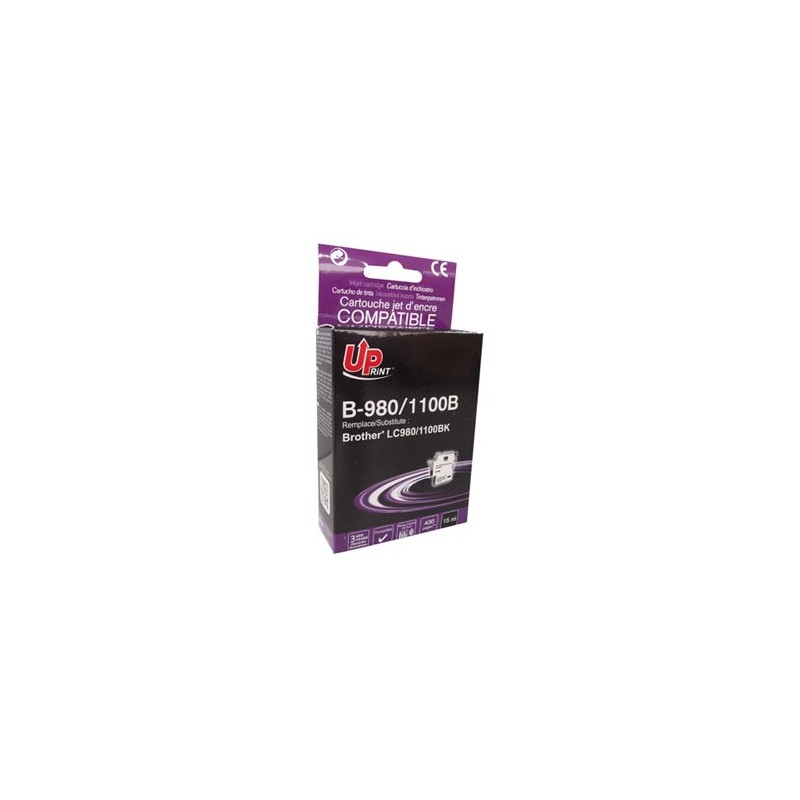 UPrint kompatybilny ink / tusz z LC-980BK, B-980B, black, 15ml