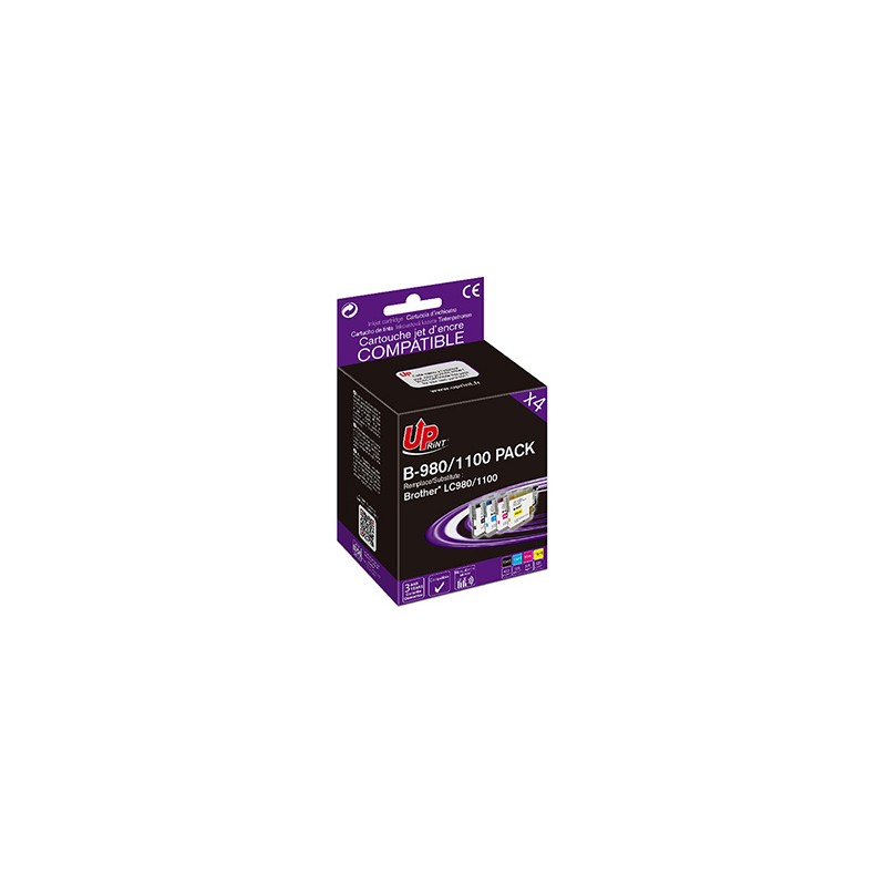 UPrint kompatybilny ink / tusz z B-980/1100 BK/C/M/Y PACK 4, 1xblack/1xcyan/1xmagenta/1xyellow