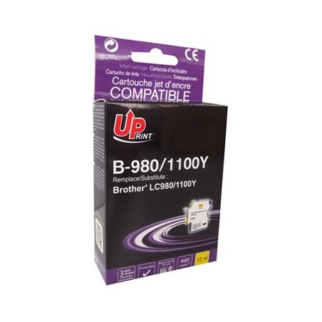 UPrint kompatybilny ink / tusz z LC-980Y, B-980Y, yellow, 12ml