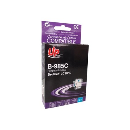 UPrint kompatybilny ink / tusz z LC-985C, B-985C, cyan, 12ml