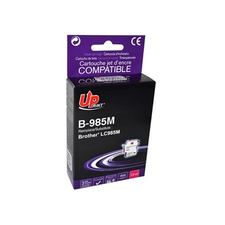 UPrint kompatybilny ink / tusz z LC-985M, B-985M, magenta, 12ml