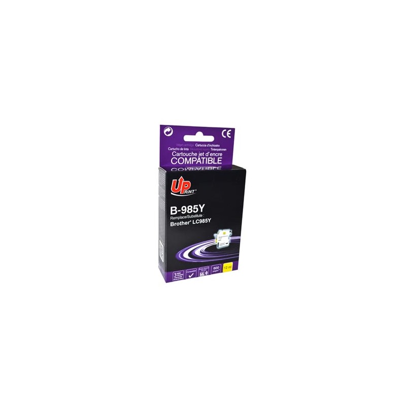 UPrint kompatybilny ink / tusz z LC-985Y, B-985Y, yellow, 12ml